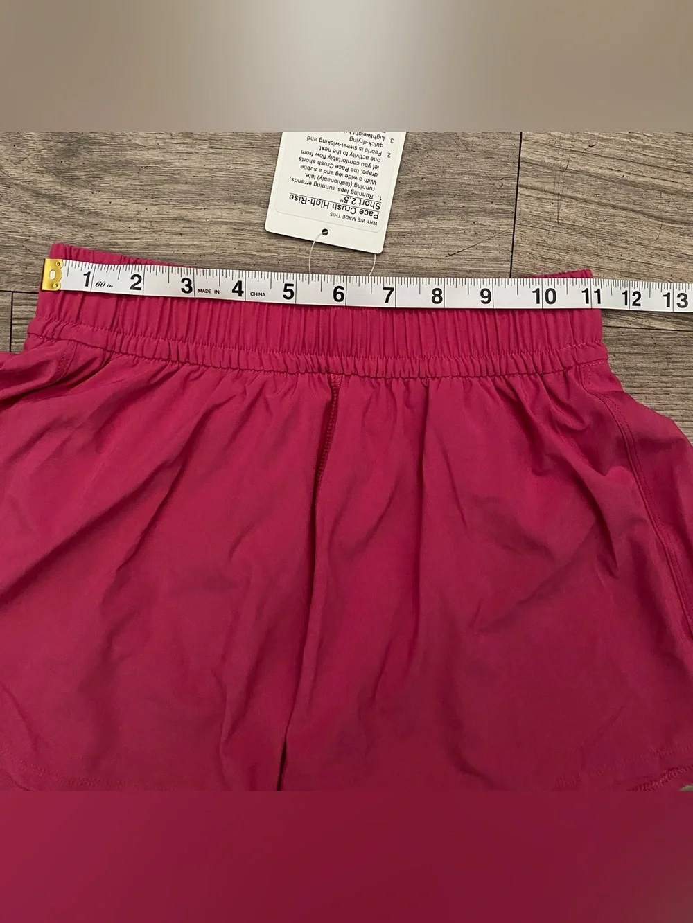 lululemon athletica Pace Crush High Rise Short 2.5” Bright Pink
